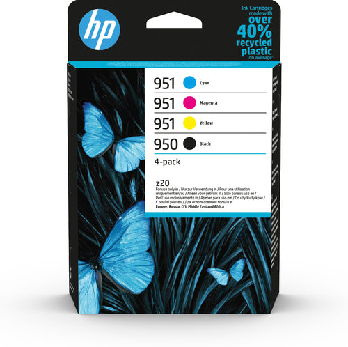 HP 950 Black/951 Cyan/Magenta/Yellow 4-pack Original Ink Cartridges HP 950 Black/951 Cyan/Magenta/Yellow 4-pack Original Ink Cartridges